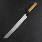 Sakimaru Takohiki White Steel #2 Kasumi Buffalo Teak Handle 270mm-[Musashi]-[Japanese-Kitchen-Knives]