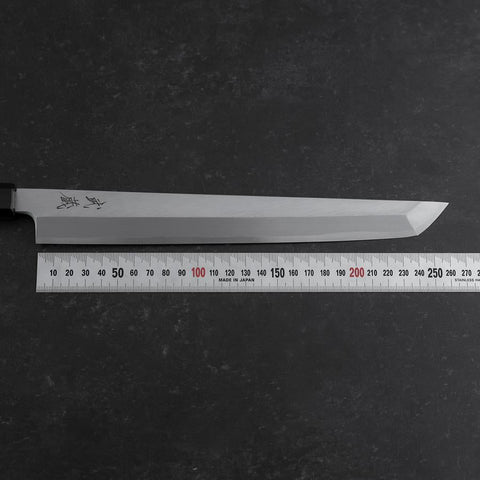 Sakimaru Takohiki White Steel #2 Kasumi Buffalo Teak Handle 270mm-[Musashi]-[Japanese-Kitchen-Knives]
