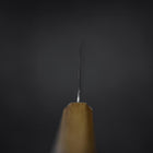 Santoku AUS-10 Mirror Tsuchime Damascus Yaki Urushi Handle 165mm (6.5”)-[Musashi]-[Japanese-Kitchen-Knives]