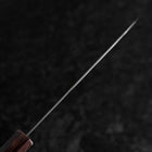 Santoku AUS-10 Nashiji Damascus Wenge Handle 165mm-[Musashi]-[Japanese-Kitchen-Knives]