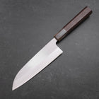 Santoku AUS-10 Polished Buffalo Wenge Handle 165mm-[Musashi]-[Japanese-Kitchen-Knives]