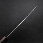 Santoku AUS-10 Polished Buffalo Wenge Handle 165mm-[Musashi]-[Japanese-Kitchen-Knives]