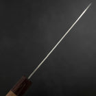 Santoku AUS-10 Tsuchime Damascus Shitan Walnut Handle 180mm-[Musashi]-[Japanese-Kitchen-Knives]