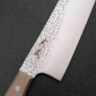 Santoku AUS-6 Tsuchime Western Handle 180mm (7”)-[Musashi]-[Japanese-Kitchen-Knives]