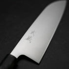 Santoku AUS-8 Polished Ocean Black Handle 165mm (6.5”)-[Musashi]-[Japanese-Kitchen-Knives]