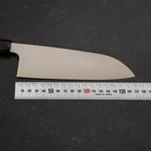 Santoku AUS-8 Polished Ocean Black Handle 165mm-[Musashi]-[Japanese-Kitchen-Knives]