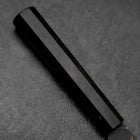 Santoku Blue Steel #2 Kurouchi Chokin Crane Buffalo Ebony Handle 165mm (6.5”)-[Musashi]-[Japanese-Kitchen-Knives]
