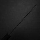 Santoku Blue Steel #2 Kurouchi Chokin Pagoda Sakura Buffalo Ebony Handle 165mm-[Musashi]-[Japanese-Kitchen-Knives]