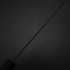 Santoku Blue Steel #2 Kurouchi Chokin Samurai New Moon Buffalo Ebony Handle 165mm-[Musashi]-[Japanese-Kitchen-Knives]