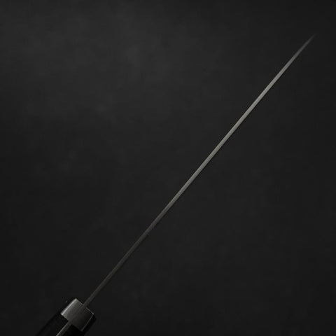 Santoku Blue Steel #2 Stainless Clad Western Handle 165mm (6.5”)-[Musashi]-[Japanese-Kitchen-Knives]