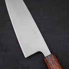 Santoku Blue Super Polished Sumi Urushi Handle 165mm-[Musashi]-[Japanese-Kitchen-Knives]