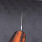 Santoku Blue Super Polished Sumi Urushi Handle 165mm-[Musashi]-[Japanese-Kitchen-Knives]