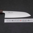 Santoku Blue Super Polished Sumi Urushi Handle 165mm-[Musashi]-[Japanese-Kitchen-Knives]