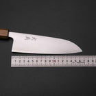 Santoku Blue Super Polished Yaki Urushi Handle 165mm (6.5”)-[Musashi]-[Japanese-Kitchen-Knives]