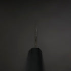 Santoku Blue Steel #2 Kurouchi Dark Blue Urushi Handle 165mm-[Musashi]-[Japanese-Kitchen-Knives]
