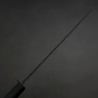 Santoku Blue Steel #2 Kurouchi Dark Blue Urushi Handle 165mm-[Musashi]-[Japanese-Kitchen-Knives]