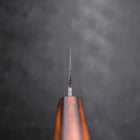 Santoku Blue Steel #2 Kurouchi Sumi Urushi Handle 165mm-[Musashi]-[Japanese-Kitchen-Knives]