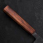Santoku Blue Steel #2 Kurouchi Sumi Urushi Handle 165mm-[Musashi]-[Japanese-Kitchen-Knives]