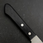 Santoku Blue Steel #2 Polished Western Handle 165mm-[Musashi]-[Japanese-Kitchen-Knives]