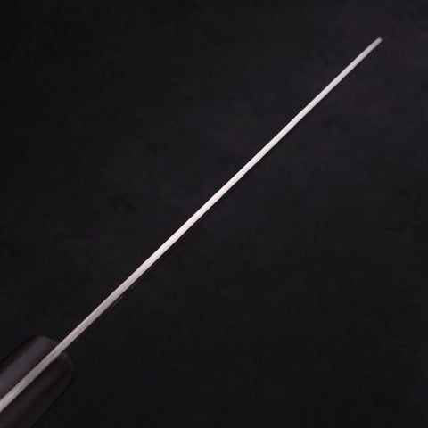 Santoku Blue Steel #2 Tsuchime Stainless Clad Western Handle 170mm-[Musashi]-[Japanese-Kitchen-Knives]