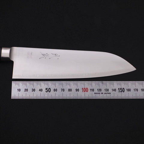Santoku HAP-40 Polished Western Handle 170mm-[Musashi]-[Japanese-Kitchen-Knives]