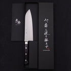 Santoku HAP-40 Polished Western Handle 170mm-[Musashi]-[Japanese-Kitchen-Knives]