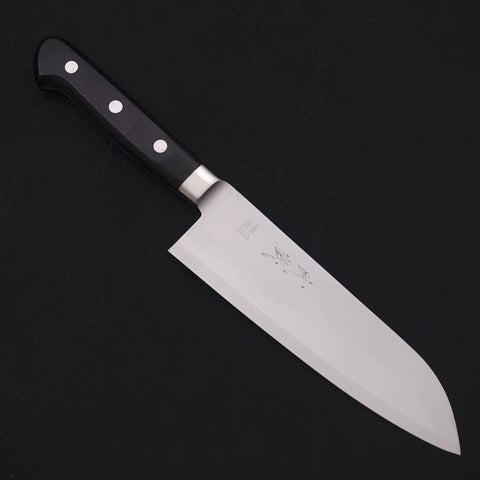 Santoku HAP-40 Polished Western Handle 170mm-[Musashi]-[Japanese-Kitchen-Knives]