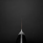 Santoku Molybdenum Polished Western Black Handle 175mm-[Musashi]-[Japanese-Kitchen-Knives]