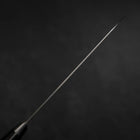 Santoku Molybdenum Polished Western Purple Handle 180mm-[Musashi]-[Japanese-Kitchen-Knives]