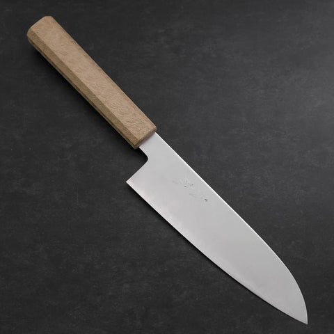 Santoku & Petty Chromax Lucida Manico Urushi Bianco Urushi Sakura Set