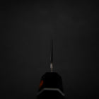 Santoku SG-2 Damascus Ebony Handle 165mm-[Musashi]-[Japanese-Kitchen-Knives]