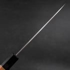 Santoku SG-2 Polished Buffalo Zelkova Handle 180mm-[Musashi]-[Japanese-Kitchen-Knives]