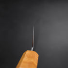 Santoku SG-2 Polished Yellow Maple Handle 180mm-[Musashi]-[Japanese-Kitchen-Knives]