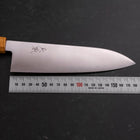 Santoku SG-2 Polished Yellow Maple Handle 180mm-[Musashi]-[Japanese-Kitchen-Knives]