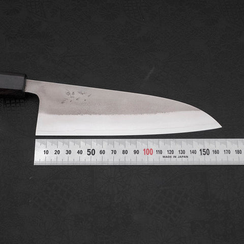 Santoku SKD11 Nashiji Ebony Handle 165mm (6.5”)-[Musashi]-[Japanese-Kitchen-Knives]
