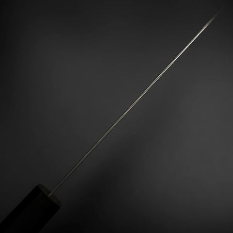 Santoku SLD Black Damascus Ebony Handle 170mm-[Musashi]-[Japanese-Kitchen-Knives]