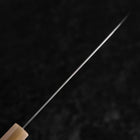 Santoku SLD Mirror Buffalo Light Pink Maple Handle 170mm-[Musashi]-[Japanese-Kitchen-Knives]