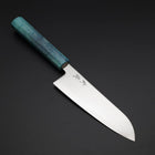 Santoku SLD Mirror Coral Shore Handle 170mm-[Musashi]-[Japanese-Kitchen-Knives]