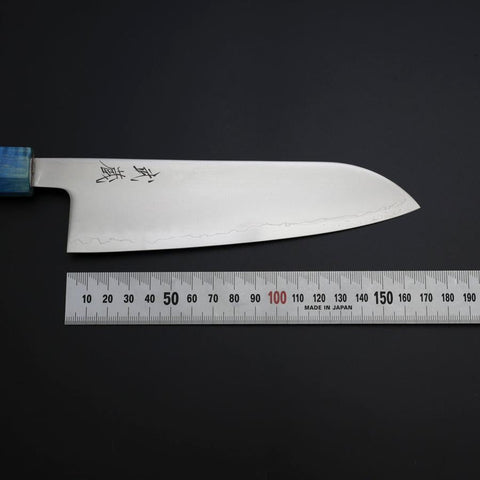 Santoku SLD Mirror Shoreline Handle 170mm (6.7”)-[Musashi]-[Japanese-Kitchen-Knives]
