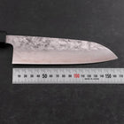 Santoku SLD Nashiji Washi Black Ishime Handle 165mm (6.5”)-[Musashi]-[Japanese-Kitchen-Knives]