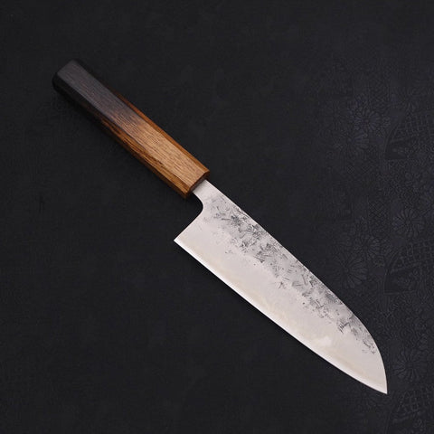 Santoku SLD Nashiji Washi Yaki Urushi Handle 165mm-[Musashi]-[Japanese-Kitchen-Knives]