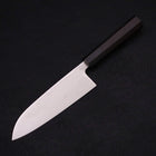 Santoku SLD Wave Nickel Damascus Buffalo Ebony Handle 165mm-[Musashi]-[Japanese-Kitchen-Knives]