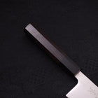 Santoku SLD Wave Nickel Damascus Buffalo Ebony Handle 165mm-[Musashi]-[Japanese-Kitchen-Knives]