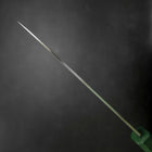 Santoku SLD Wave Nickel Damascus Green Urushi Handle 165mm (6.5”)-[Musashi]-[Japanese-Kitchen-Knives]