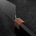 Santoku SPG-Strix Damascus Shitan Handle 165mm (6.5”)-[Musashi]-[Japanese-Kitchen-Knives]