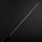 Santoku Silver Steel #3 Damascus Buffalo Wenge Handle 180mm (7”)-[Musashi]-[Japanese-Kitchen-Knives]