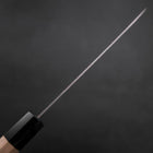 Santoku Silver Steel #3 Nashiji Buffalo Magnolia Handle 165mm-[Musashi]-[Japanese-Kitchen-Knives]