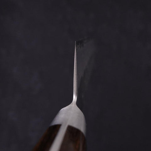 Santoku Silver Steel #3 Nashiji Western Handle 180mm (7”)-[Musashi]-[Japanese-Kitchen-Knives]