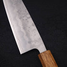 Santoku Silver Steel #3 Nashiji Yaki Urushi Handle 165mm (6.5”)-[Musashi]-[Japanese-Kitchen-Knives]