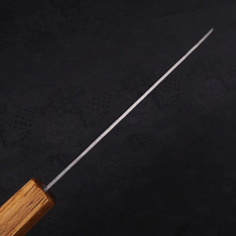 Santoku Silver Steel #3 Nashiji Yaki Urushi Handle 165mm (6.5”)-[Musashi]-[Japanese-Kitchen-Knives]